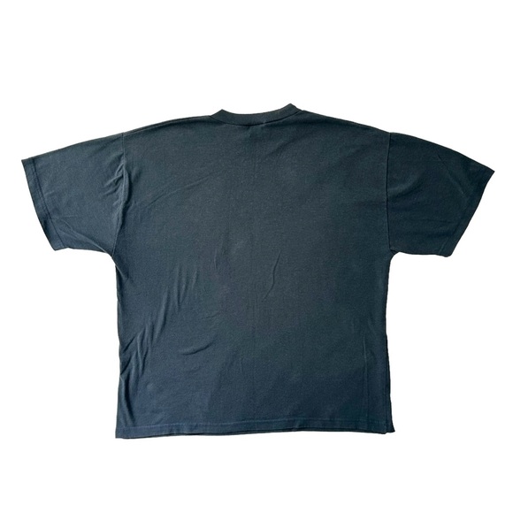 Vintage 90s Y2K No Surrender Spellout Graphic Tee Distressed Short Sleeve Large - Picture 2 of 8